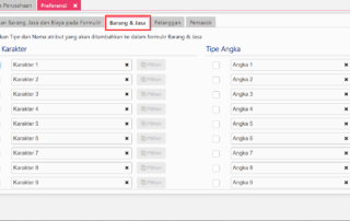 Preferensi Atribut Tambahan Barang & Jasa Accurate Online