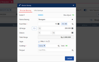membuat faktur penjualan