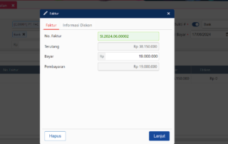 Membuat Penerimaan penjualan Sebagian