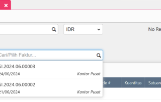 Membuat Retur Penjualan Dari Faktur