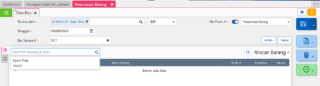Membuat Penerimaan Barang