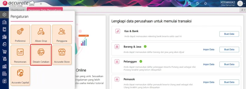 Menampilkan Satuan Barang pada Desain Cetakan Faktur Penjualan