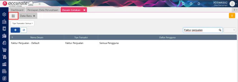 Menampilkan Satuan Barang pada Desain Cetakan Faktur Penjualan