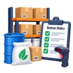 Kontrol Bahan Baku Accurate Online Manufaktur